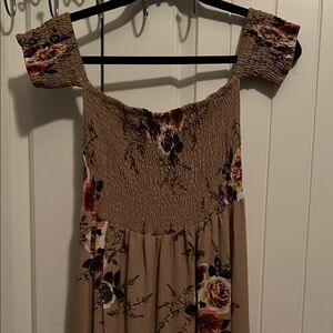 Floral Off-Shoulder Dress